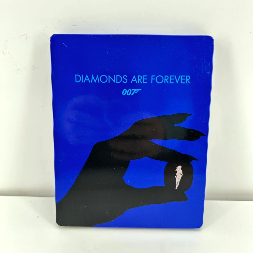 Diamonds Are Forever (Blu-ray, 2015, STEELBOOK) Sean Connery James Bond 007 MGM